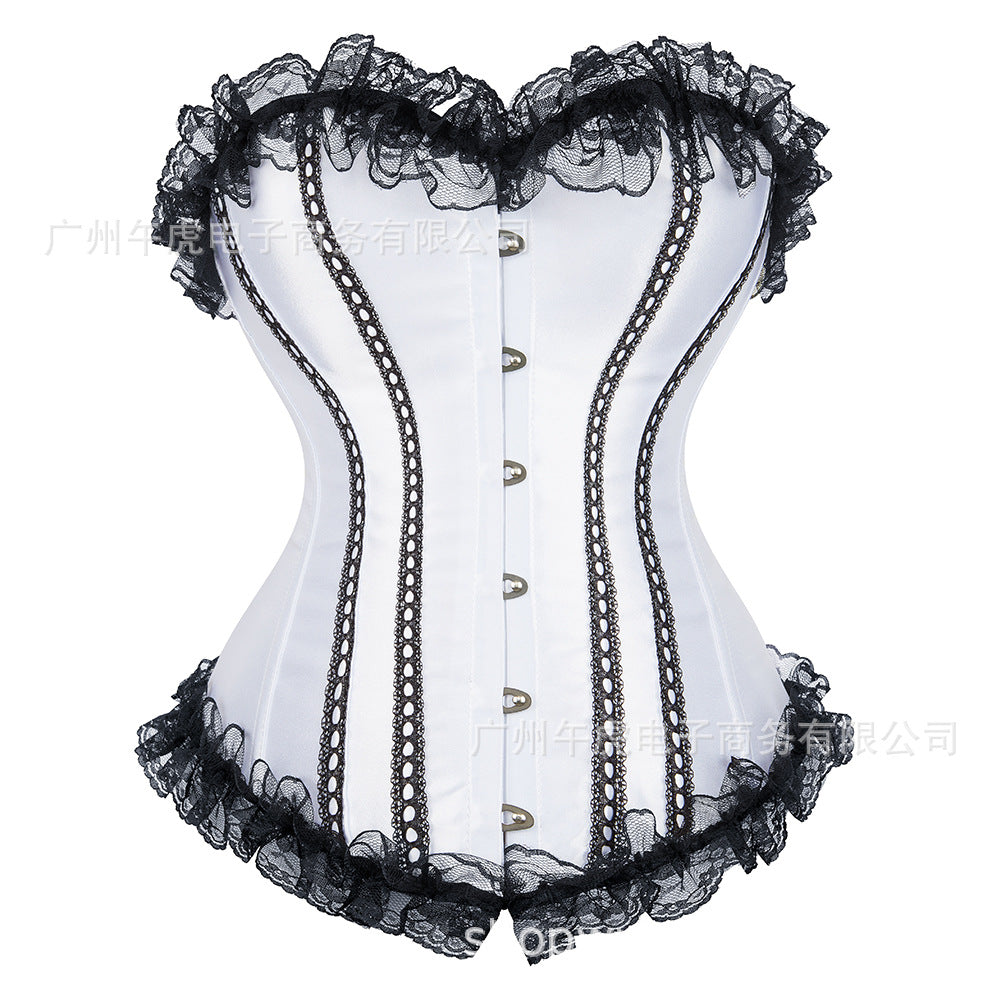Fashionable Strapless Corset Bodysuit for Women
