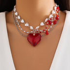 Y2K Butterfly Choker Necklace with Unique Bead Design