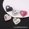 Y2K Pink Heart Rhinestone Star Accessories and Clips