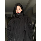 Deeptown Harajuku Women's Waterproof Y2K Windbreaker