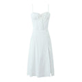 Corset High Waist Slim Fit Spaghetti Straps Dress