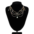 Y2K Butterfly Choker Necklace with Unique Bead Design