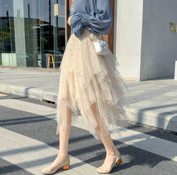 Sheer Tulle Skirt, Fairy Skirt, Sequin Midi Skirt