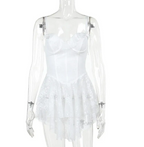 Elegant Slim Fit Lace Dress