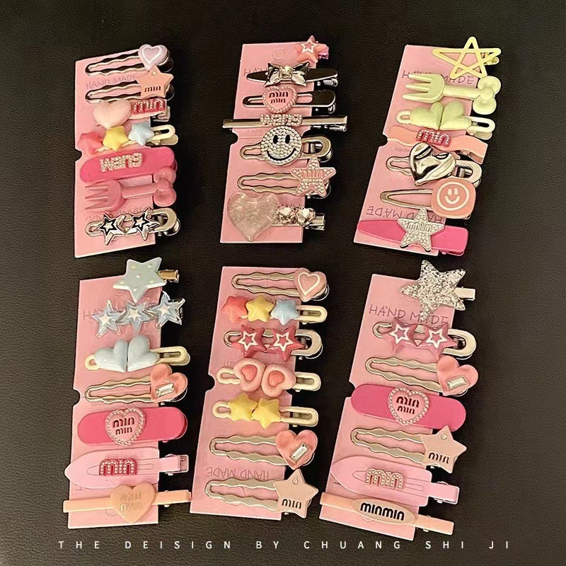 Y2K Star Hair Clips 2023 - Sweet Cool Accessories