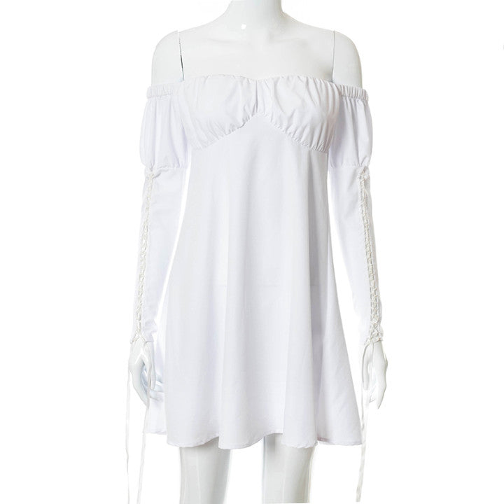 Fashionable Autumn Women's Sleeveless Corset Dress