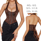 Corset Women's Fashion Backless Bustier Top