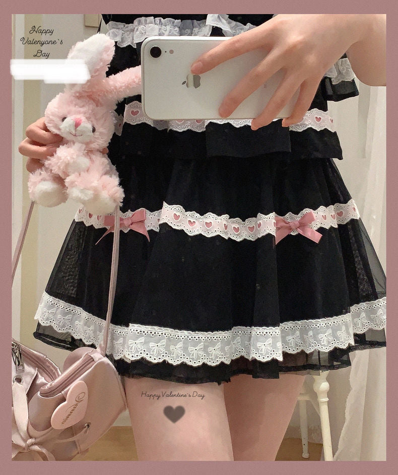 Lace Ribbon Skirt